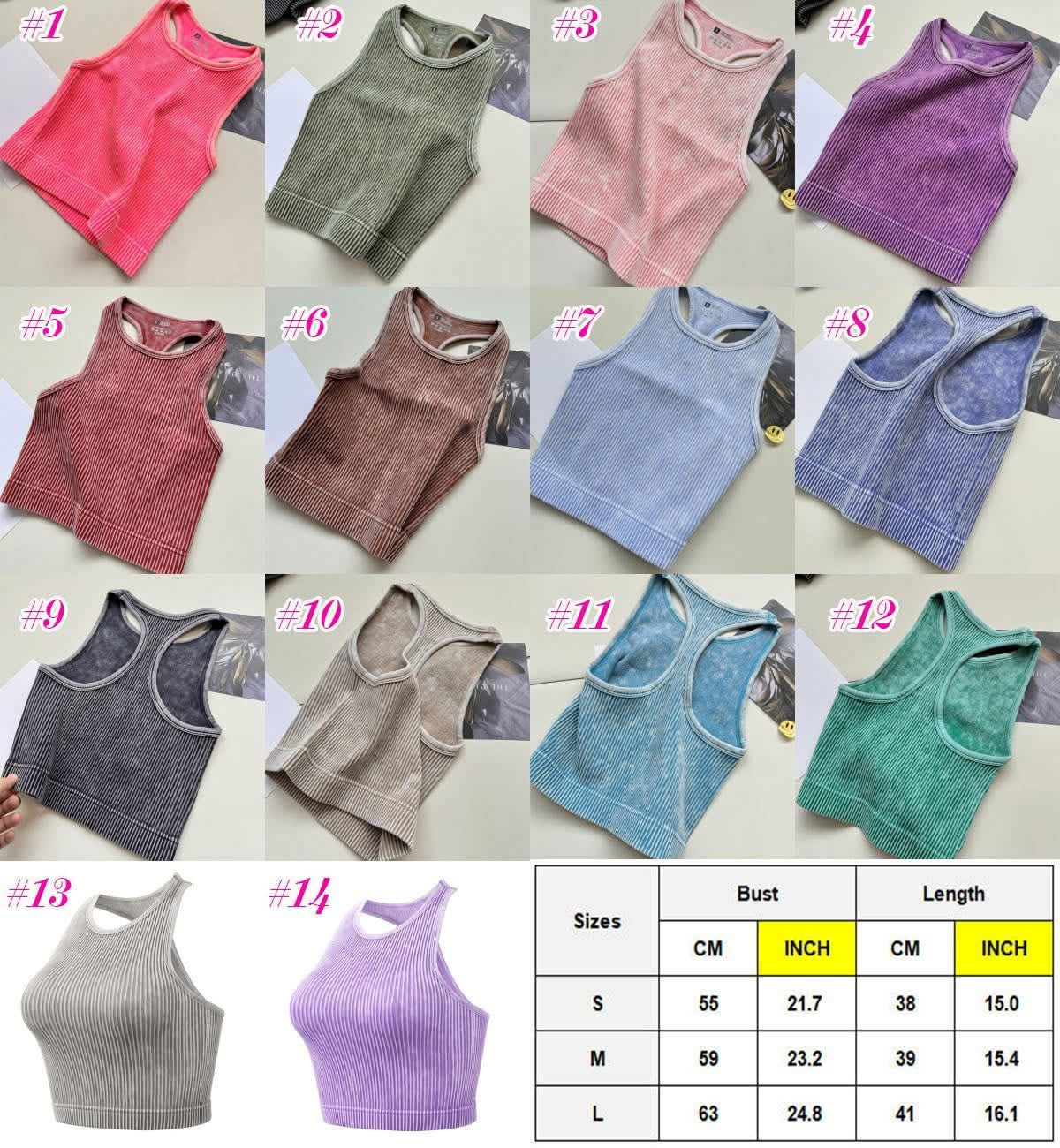 Washed Knit Ribbed Cropped Razorback