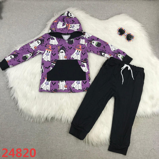 Purple Ghost hooded set