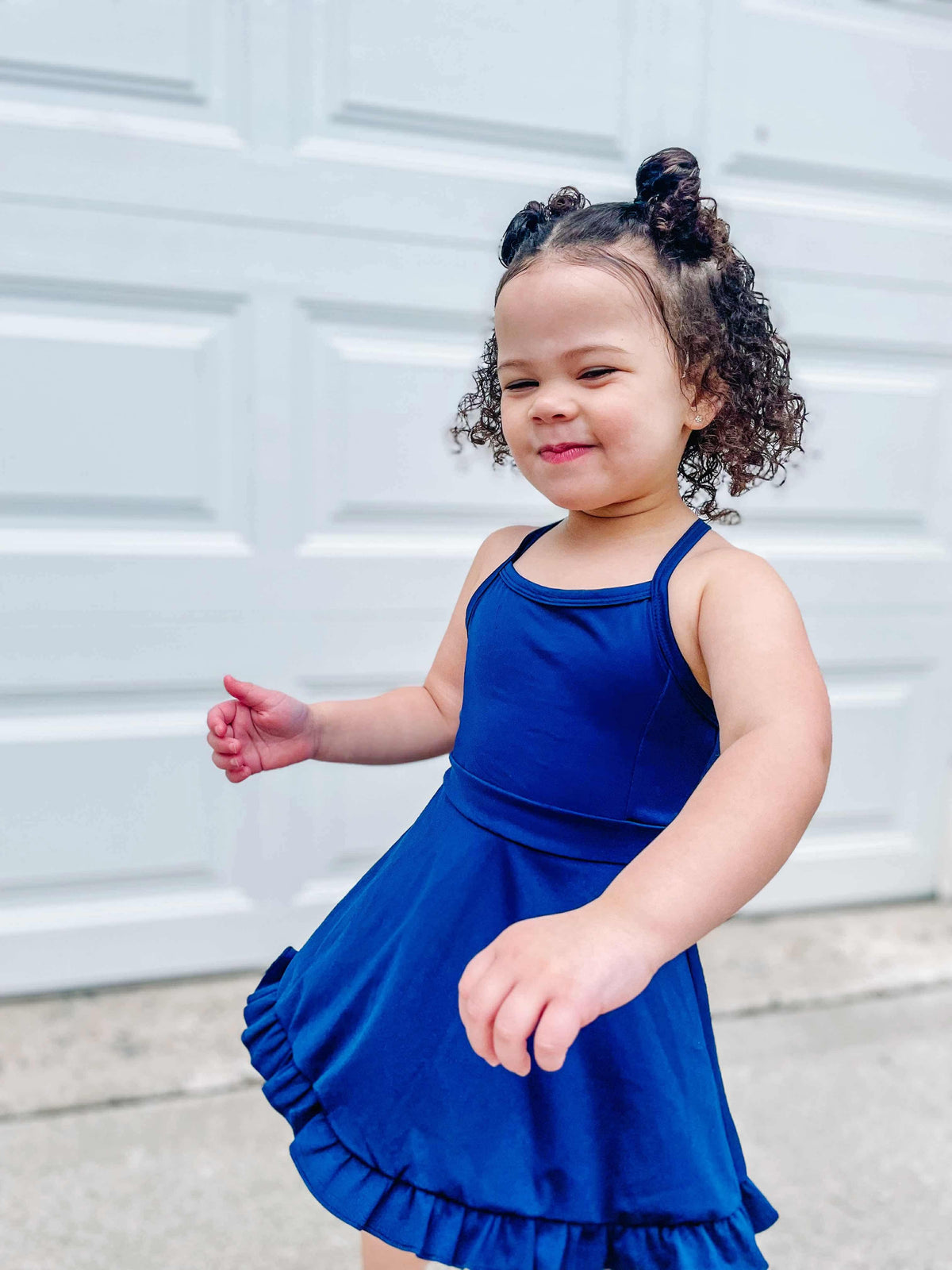 Royal Blue Yoga Dress (With Shorts)