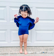 Royal Blue Yoga Dress (With Shorts)