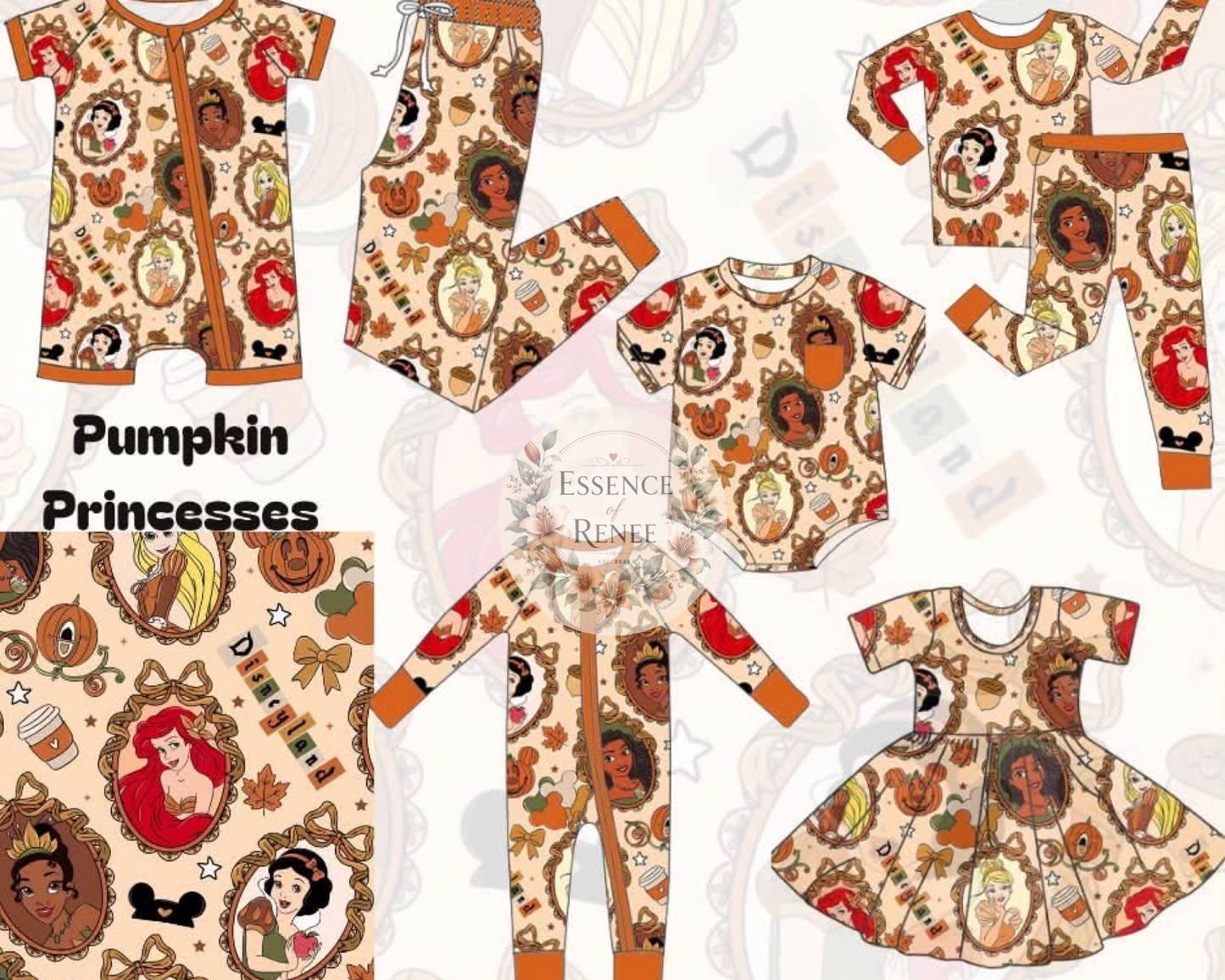 Pumpkin princess bamboo preorder