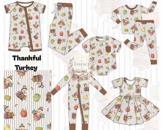 Thankful turkey bamboo preorder