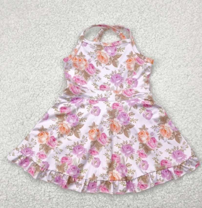 Floral Yoga Dress (With Shorts)