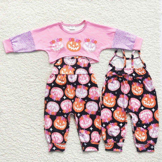 Pink Pumpkin Honey Top Romper