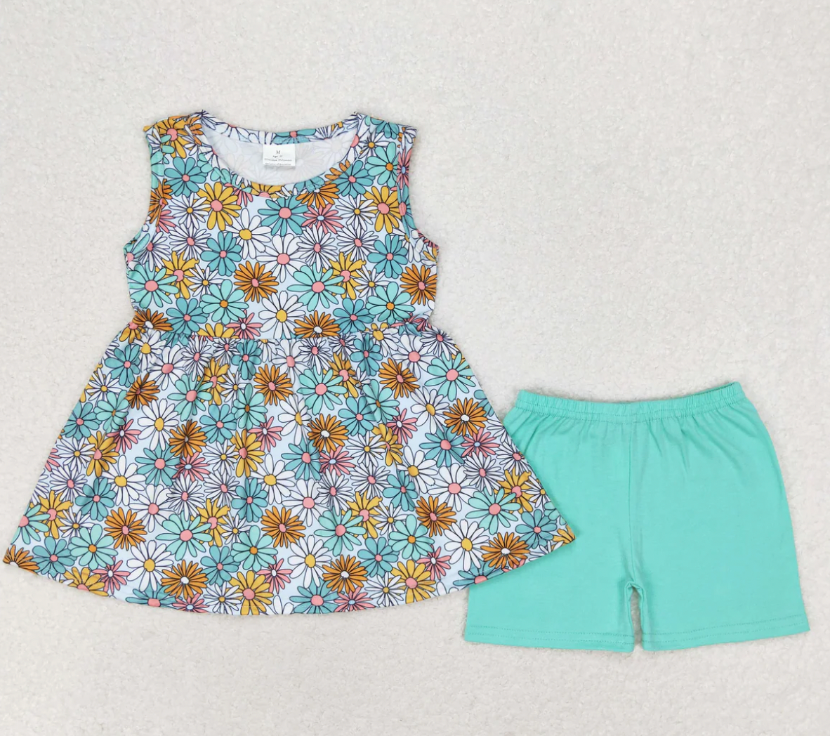 Pastel Floral Short Set