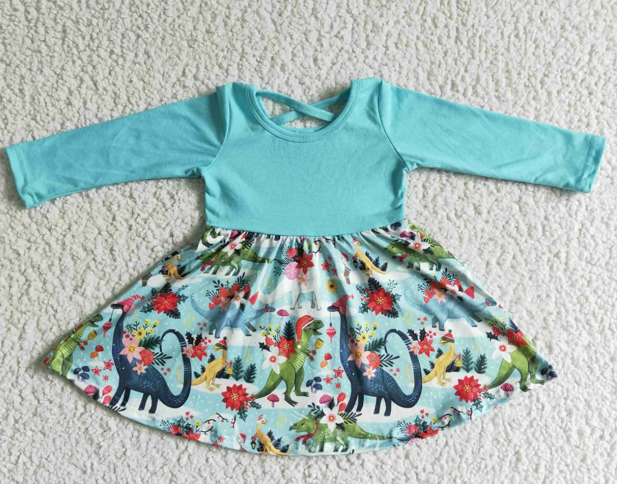 Dino Xmas Twirl