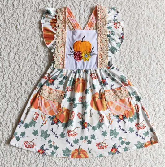 Lace & Pumpkin Dress