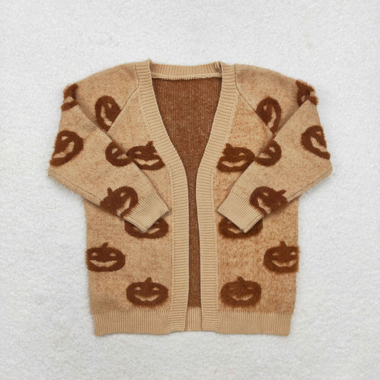 Brown Pumpkin Cardigan